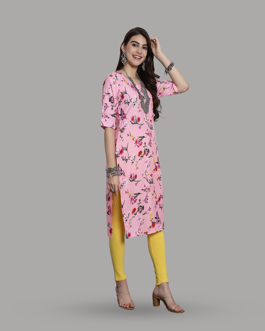 Flower Power Pink Kurta 