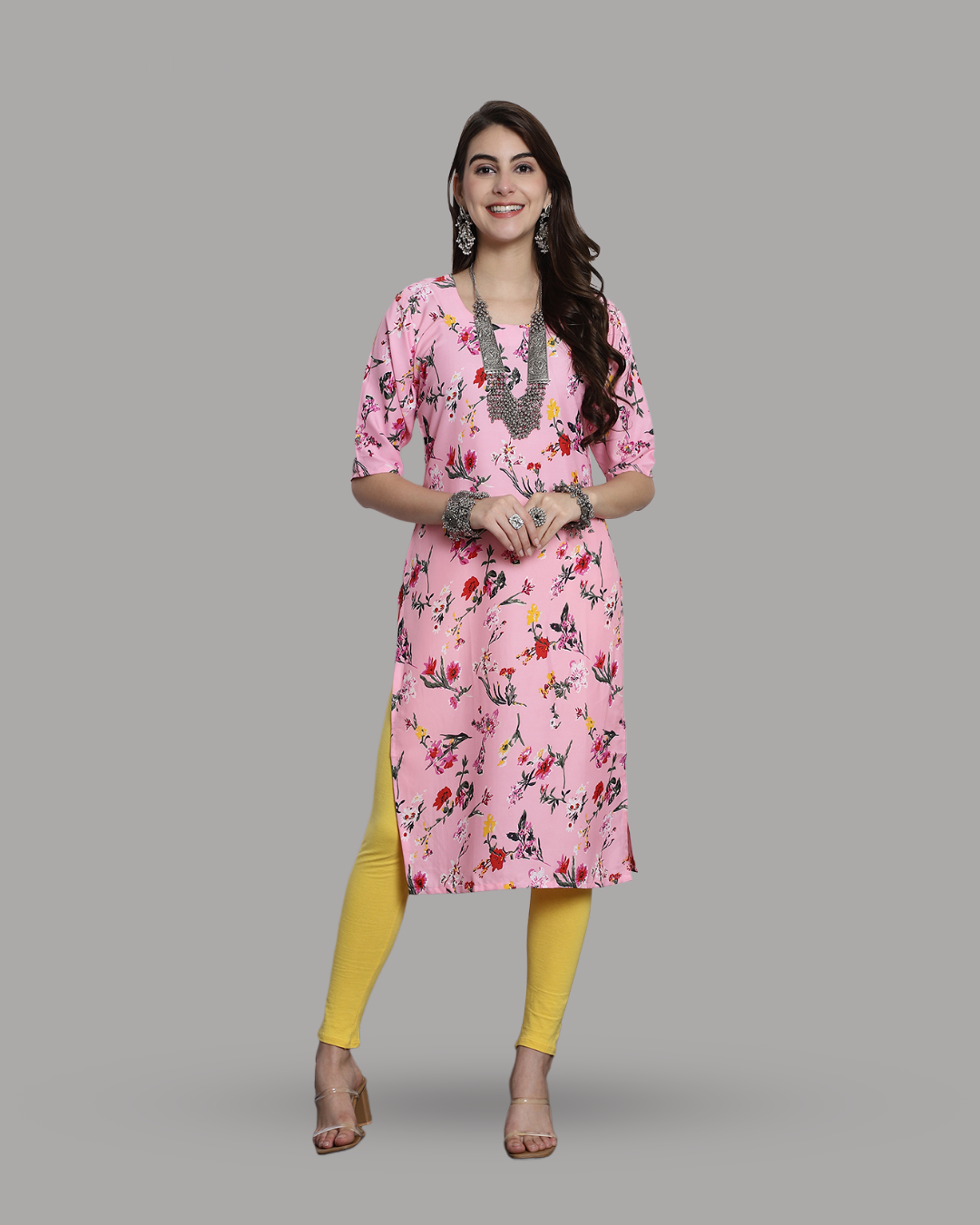 Flower Power Pink Kurta 