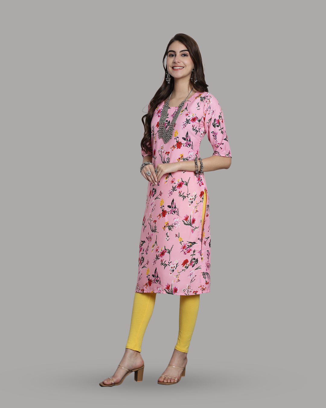 Flower Power Pink Kurta 