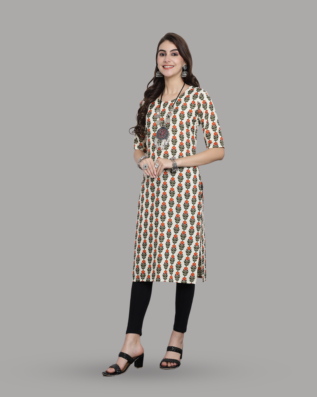 Tropical Bloom Kurta 