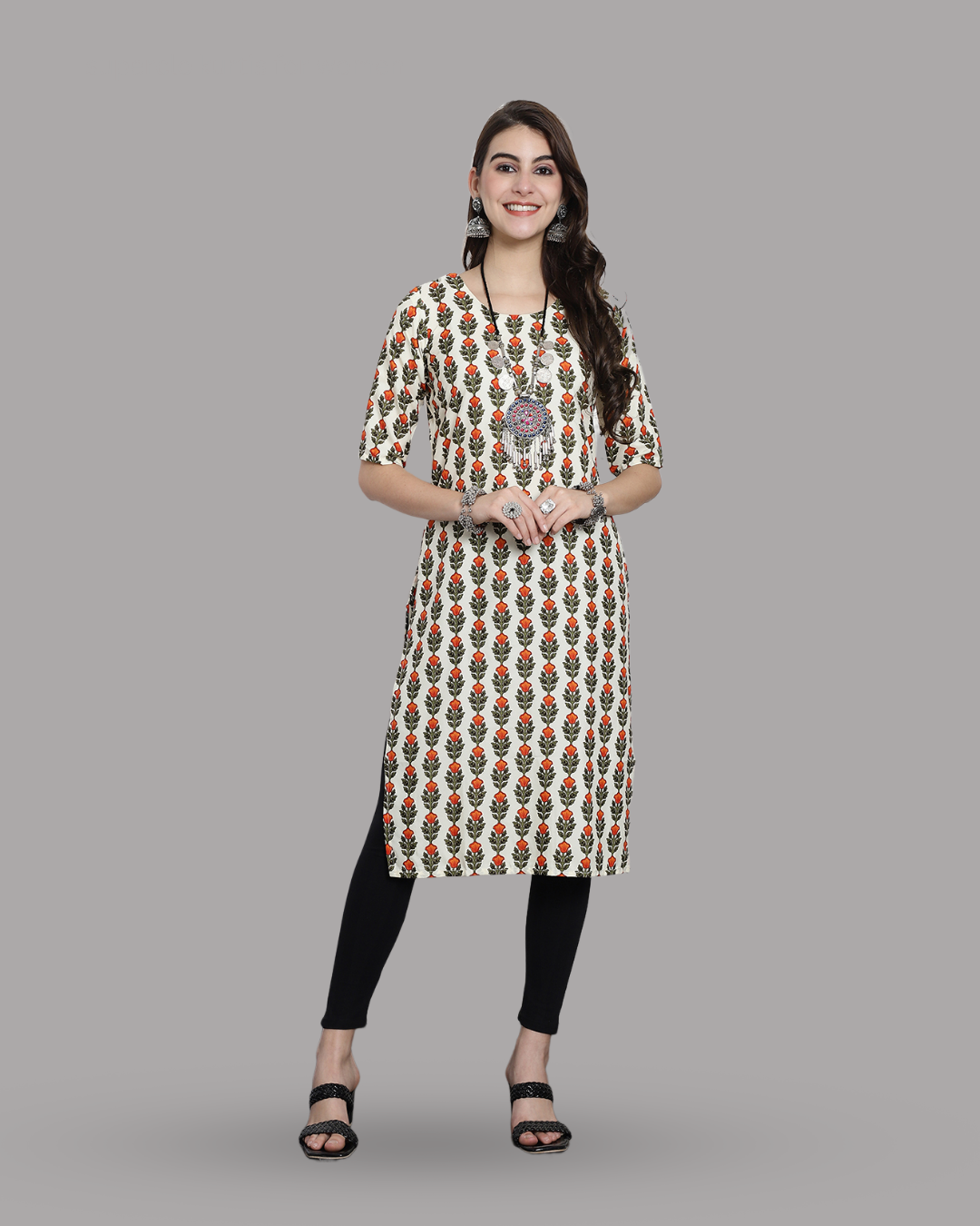 Tropical Bloom Kurta 