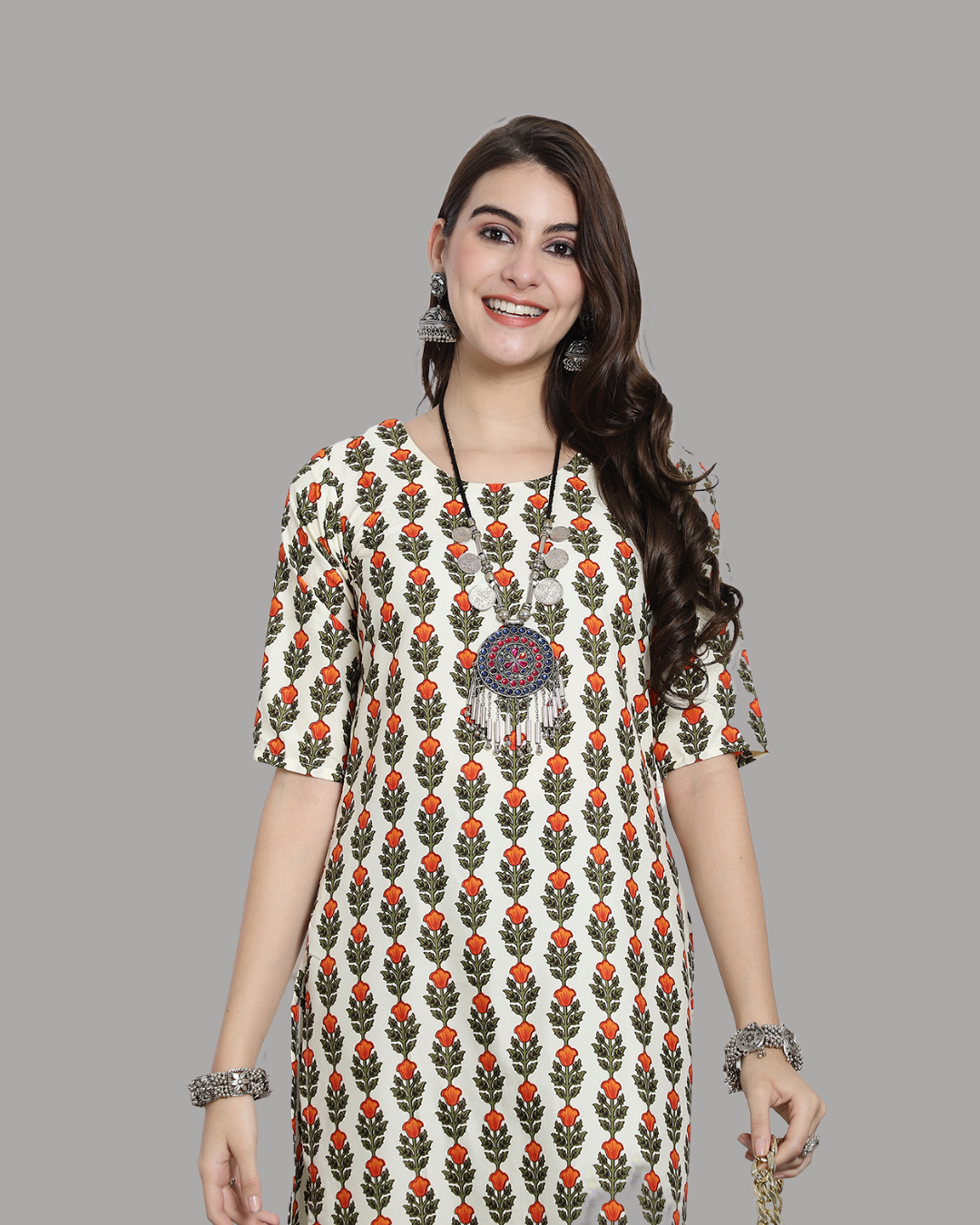 Tropical Bloom Kurta 