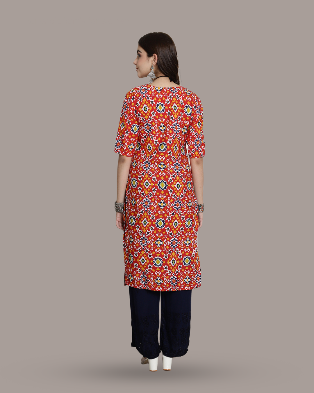 Colorburst Print Kurta 