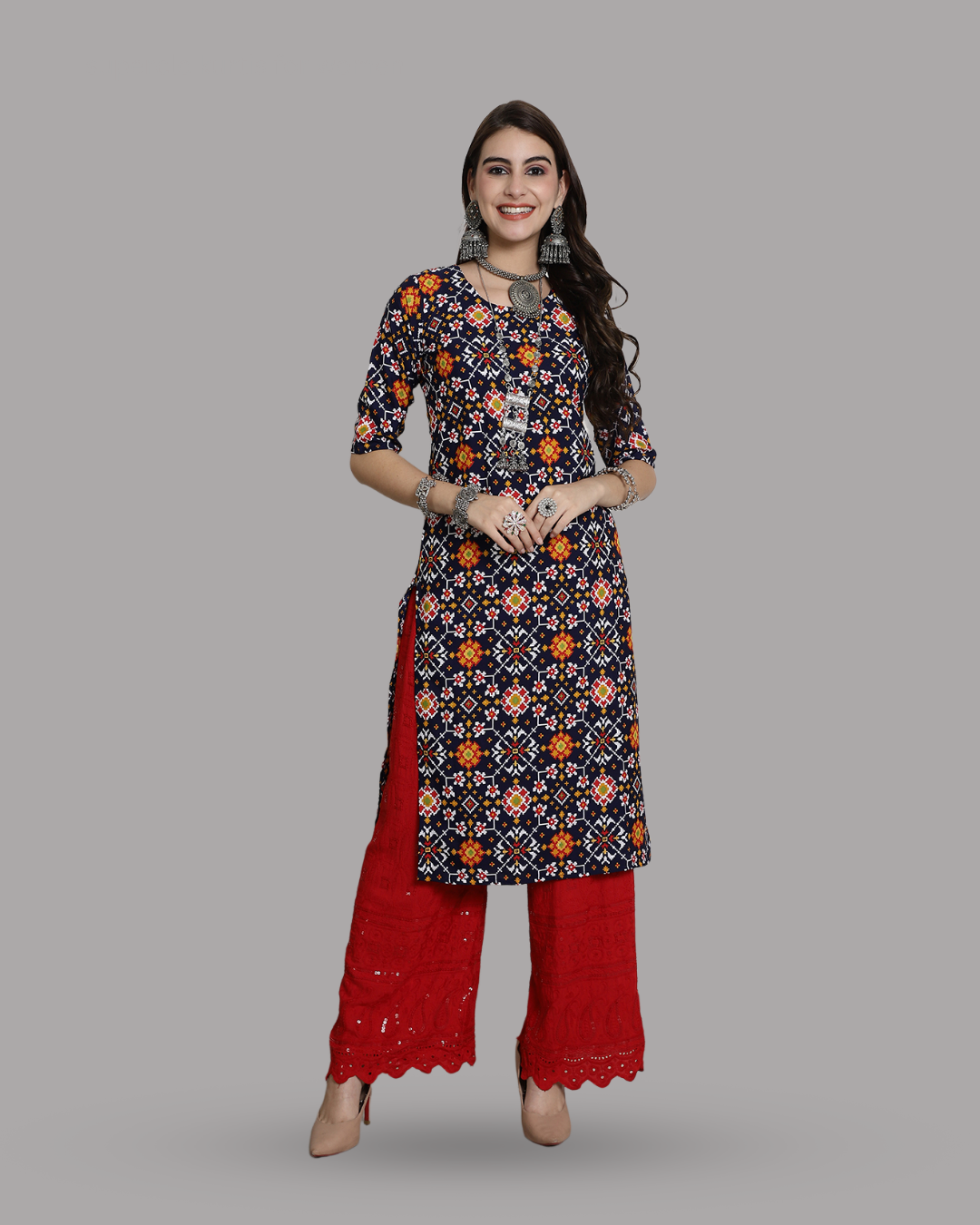 Festival of Colors Printed Kurta 