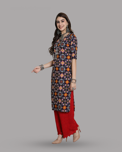 Festival of Colors Printed Kurta 