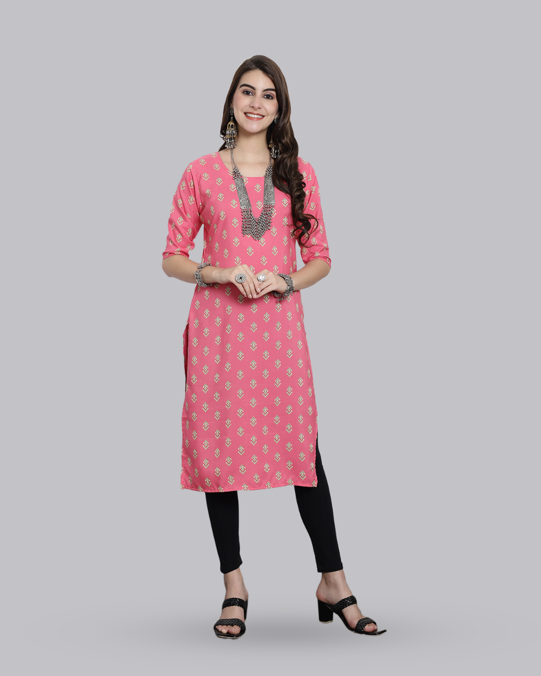 Blush Bloom Printed Kurta 