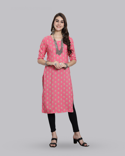 Blush Bloom Printed Kurta 