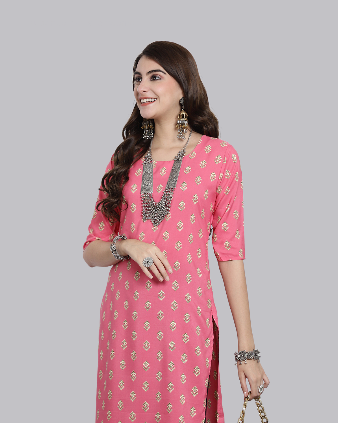 Blush Bloom Printed Kurta 