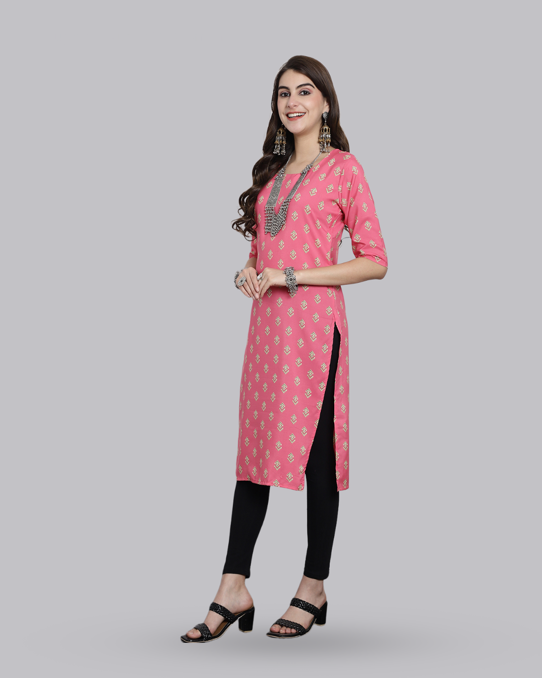 Blush Bloom Printed Kurta 