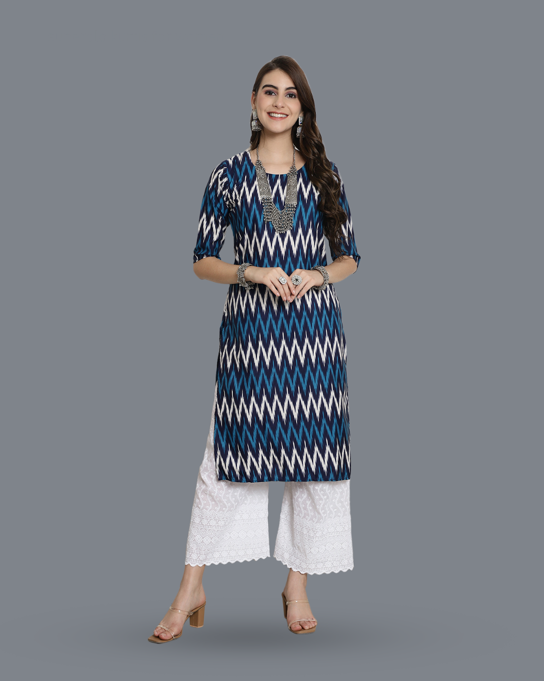 Contemporary Zigzag Charm Kurta 