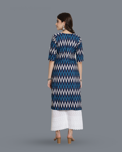 Contemporary Zigzag Charm Kurta 