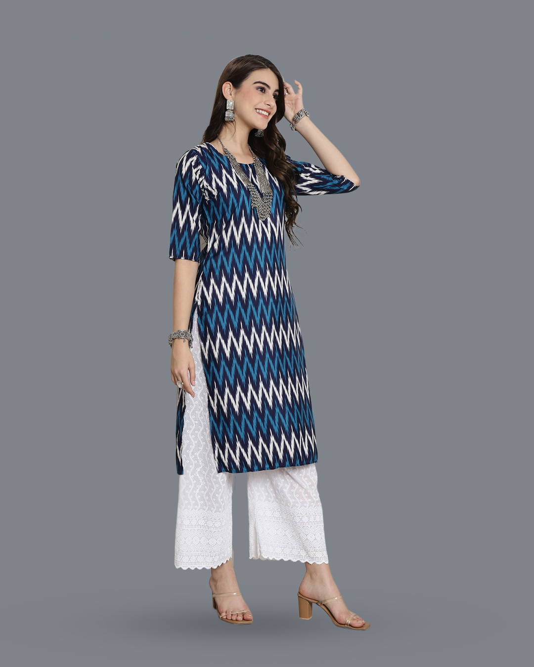 Contemporary Zigzag Charm Kurta 