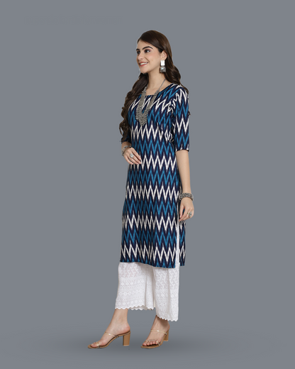 Contemporary Zigzag Charm Kurta 