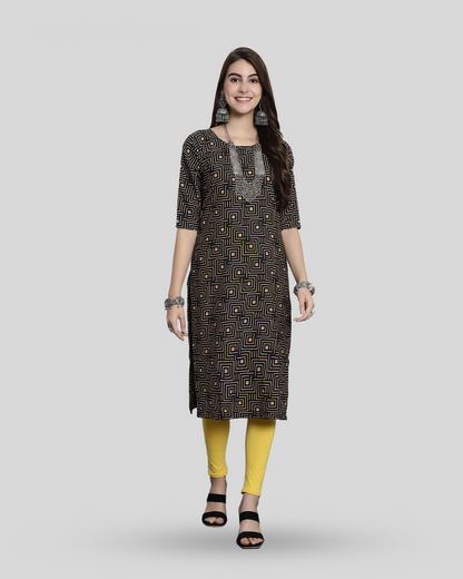 Pixel Perfect Printed Kurta 