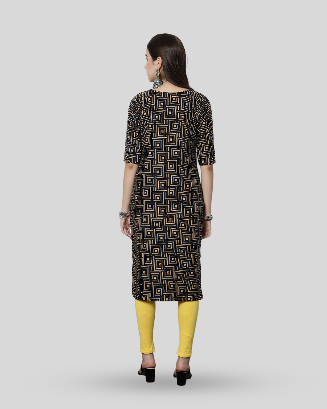 Pixel Perfect Printed Kurta 