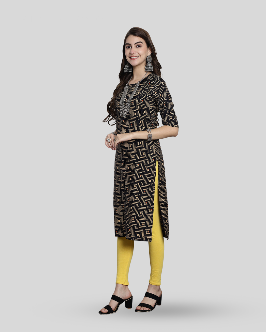 Pixel Perfect Printed Kurta 