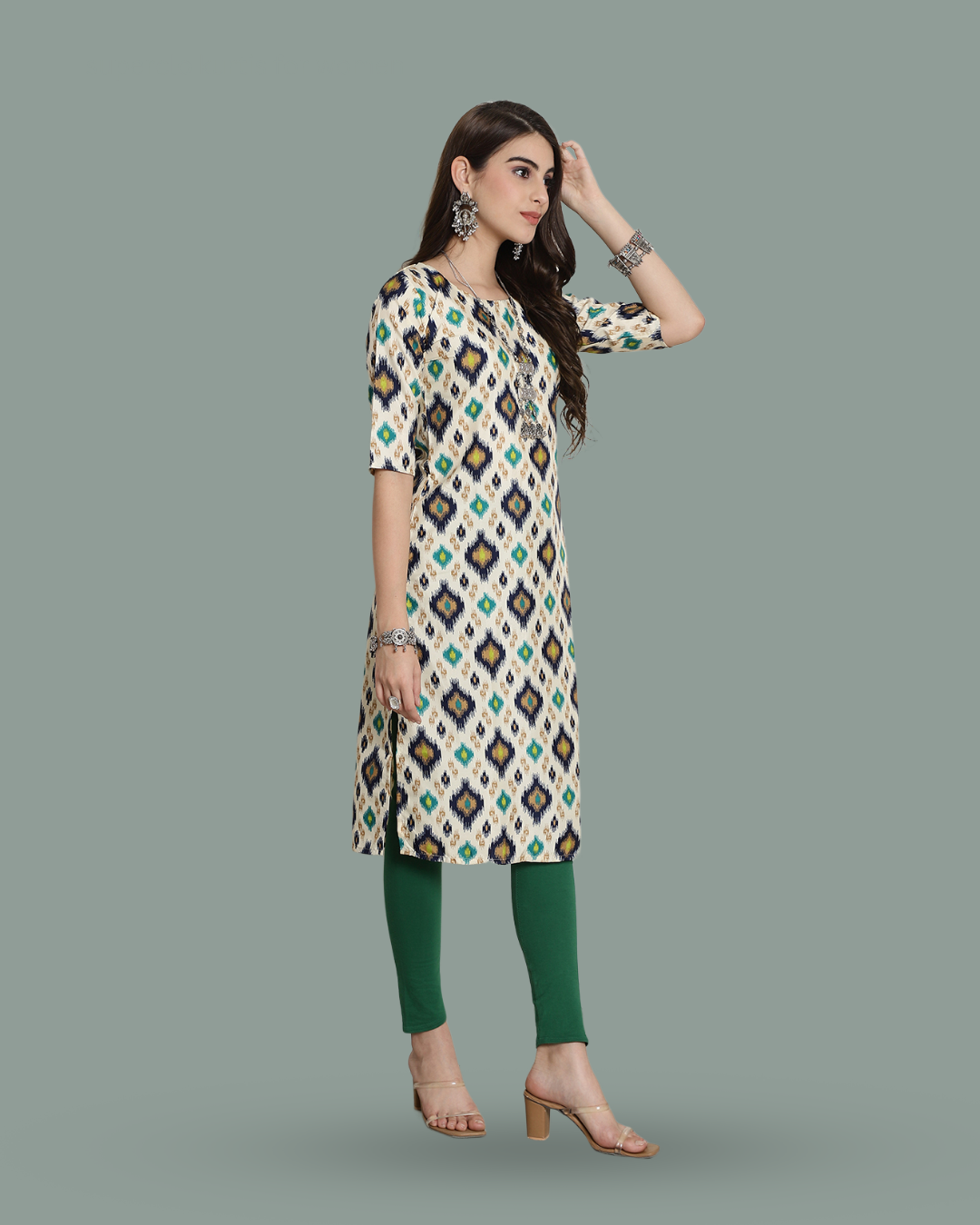 White Diamond Delight Kurta 