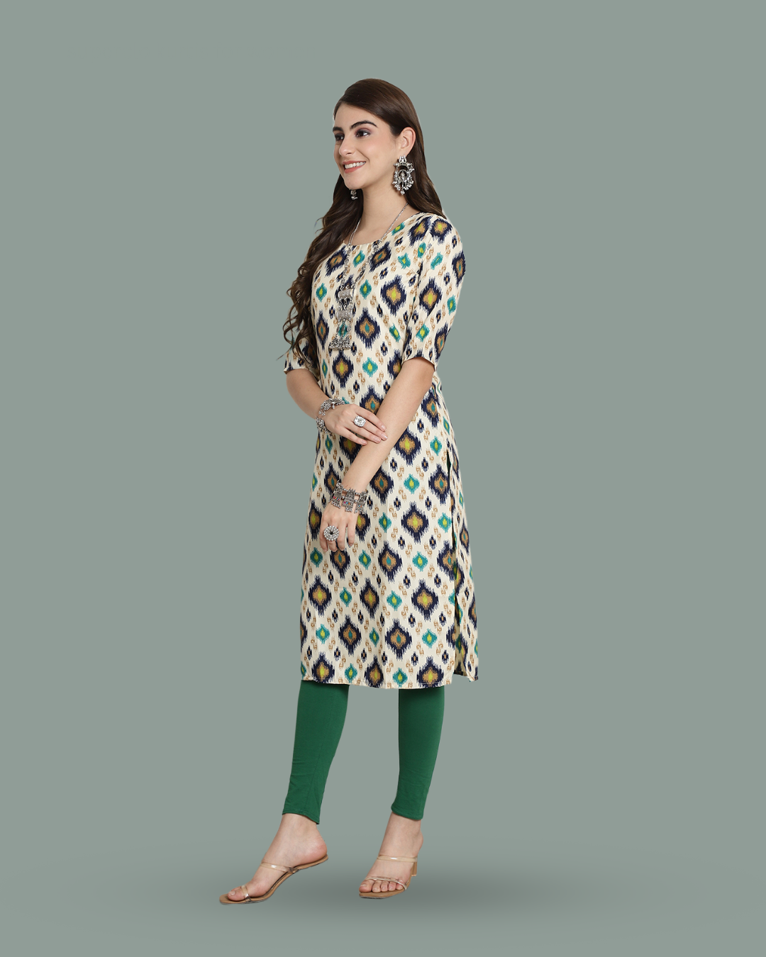 White Diamond Delight Kurta 