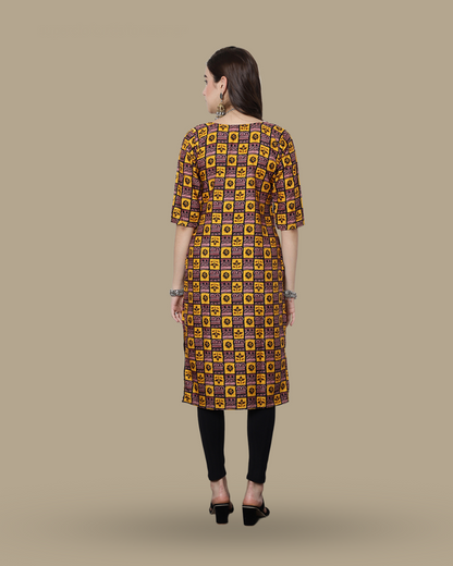 Sun-kissed Printed Kurta 