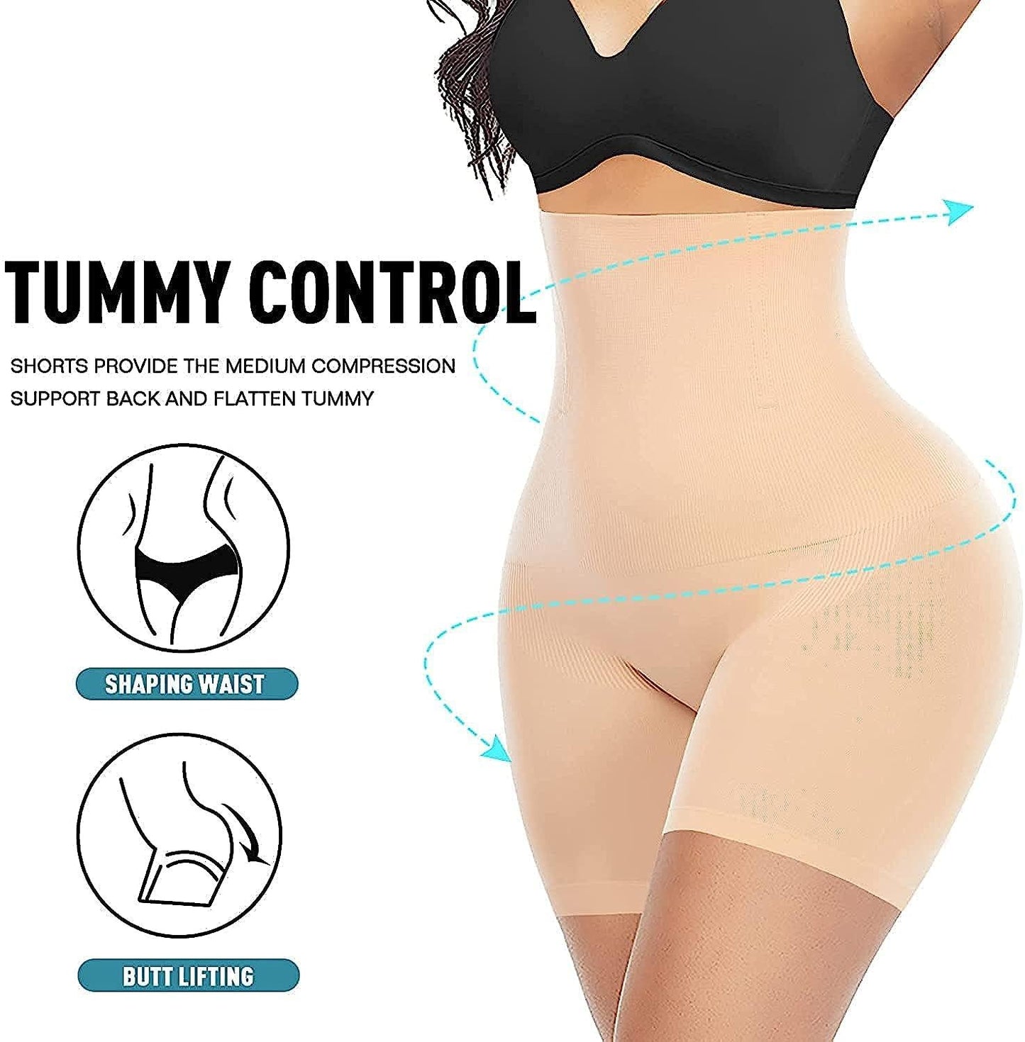 4-in-1 Quick Slim Tummy, Back, Thighs, Hips Body Shaper - Shopsy