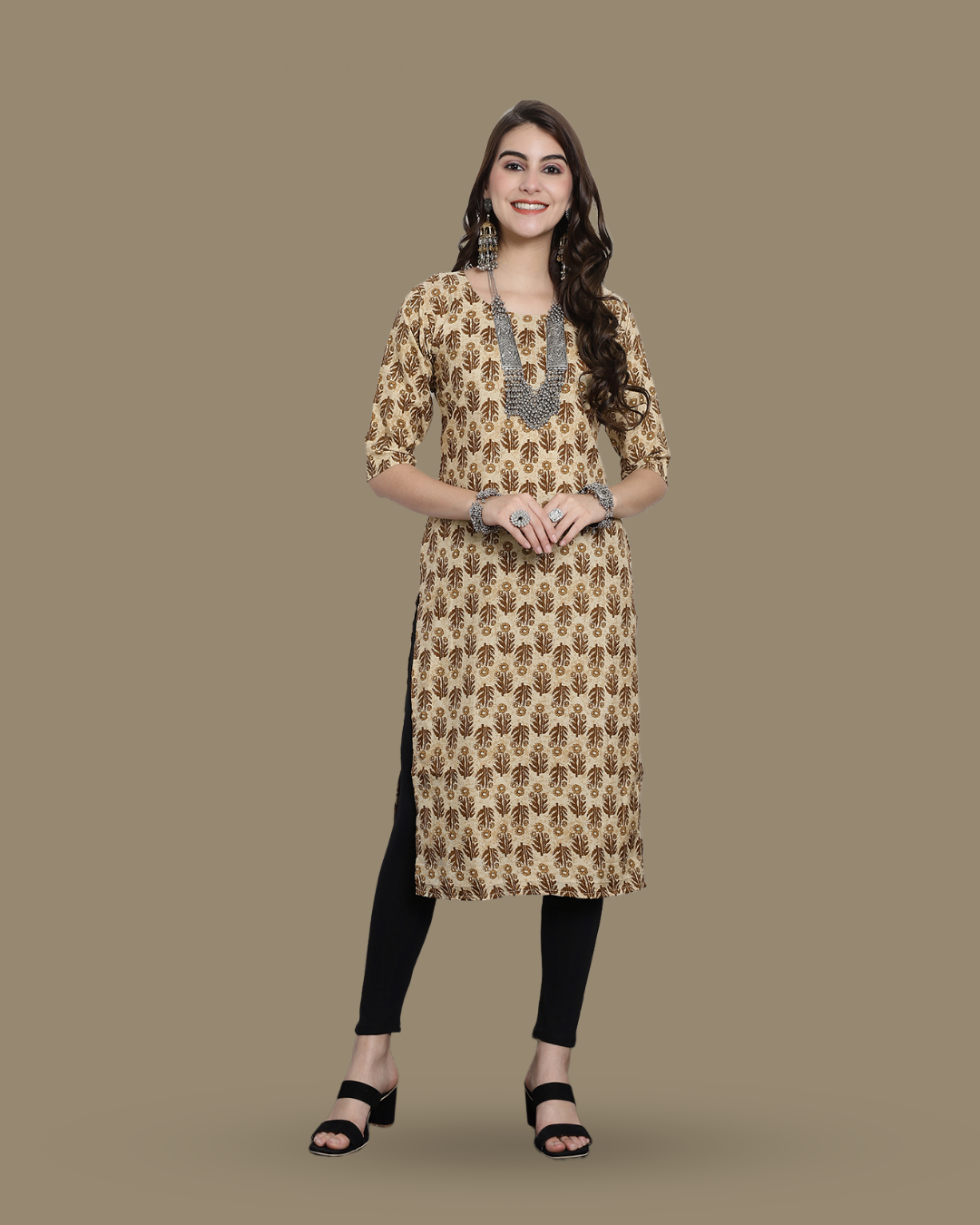 Flower Field Printed Kurta 