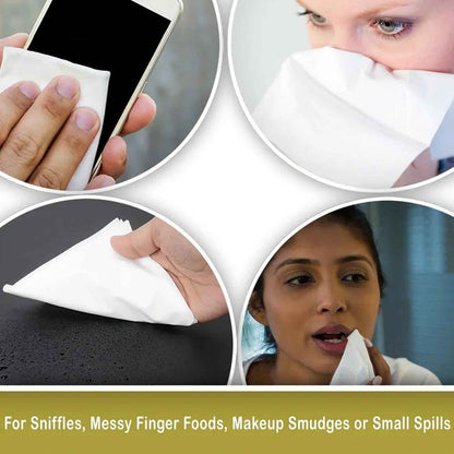 Tissue Paper For Wiping And Cleaning Purposes Of Types Of Things (100 Pcs Set Approx)