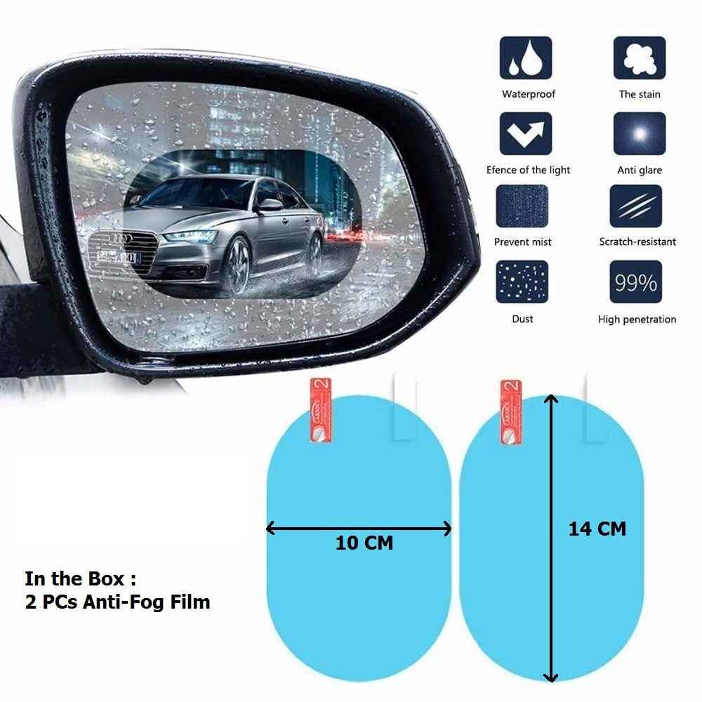 Anti-Fog & Anti-Scratch Rearview Car Mirror Film – HD Clear Protective Sticker for Safe Driving (1 Pc)