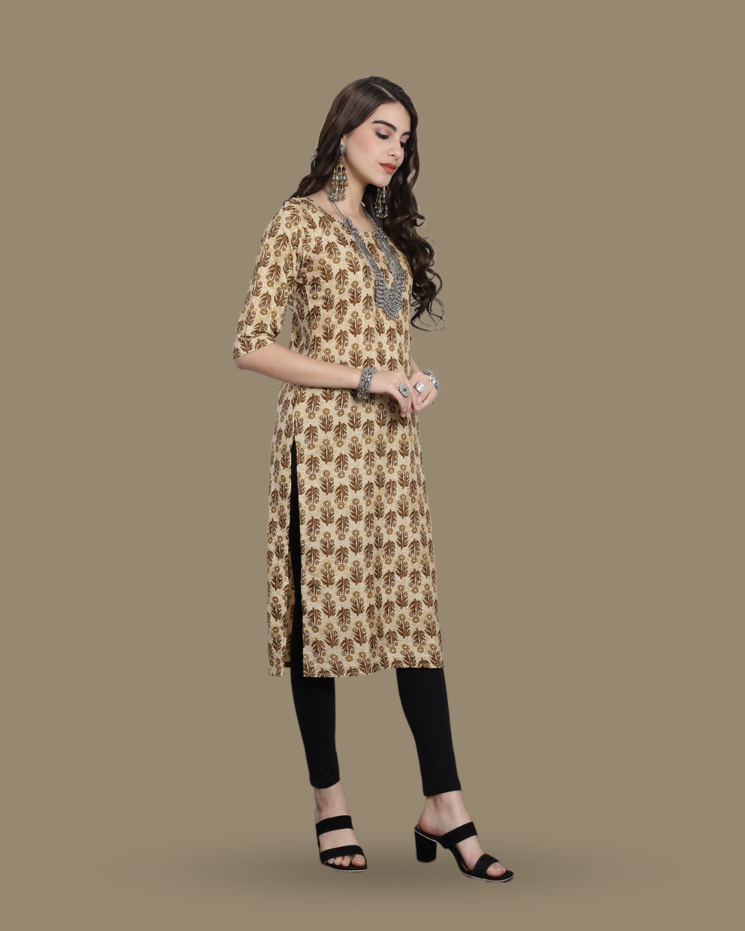 Flower Field Printed Kurta 