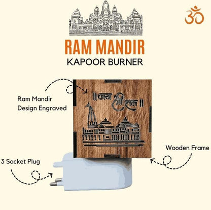 3-in-1 Ayodhya Ram Mandir Aroma Burner & Night lamp - Shopsy