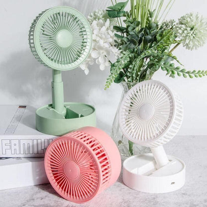 Rechargeable High Speed Folding Table Fan