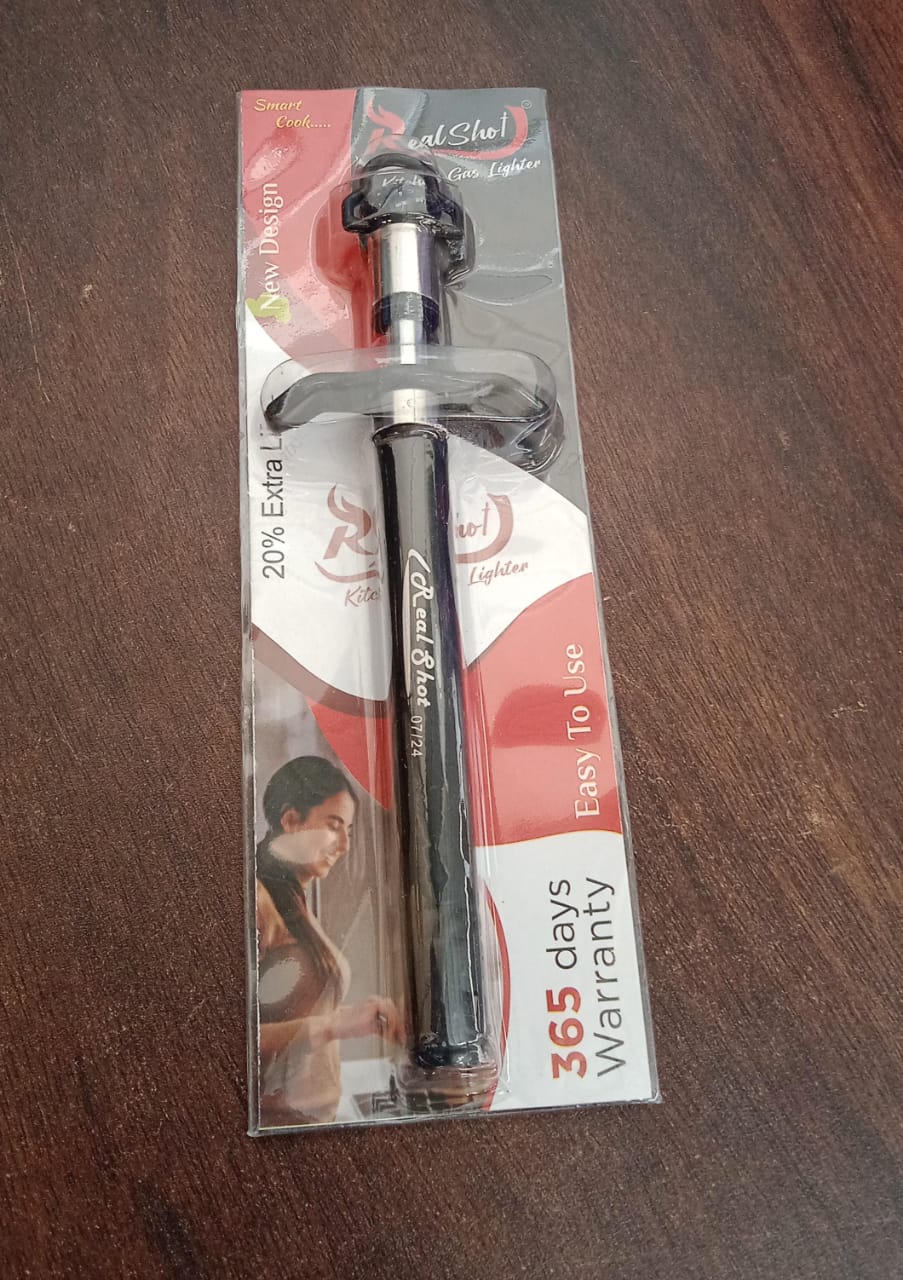 Stainless Steel Kitchen Gas Lighter - Long-Lasting Stoves & Restaurants (1pc)