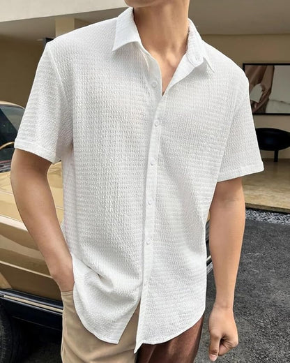 Popcorn Stylish White Shirts For Men's