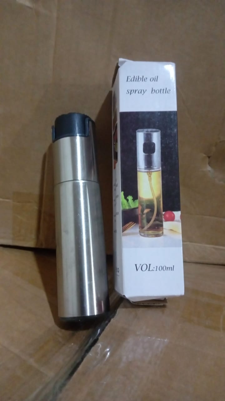 Oil Spray Bottle Dosa | Food Grade Stainless Steel Glass Oil Spray Bottle (100 ML)