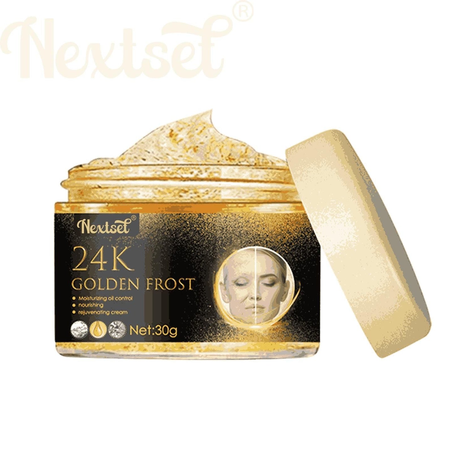 24K Gold Face Cream (Pack of 2) - Shopsy