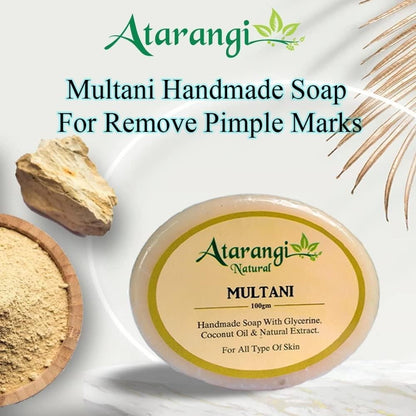 Multani Mitti Handmade Soap (Pack Of 4)