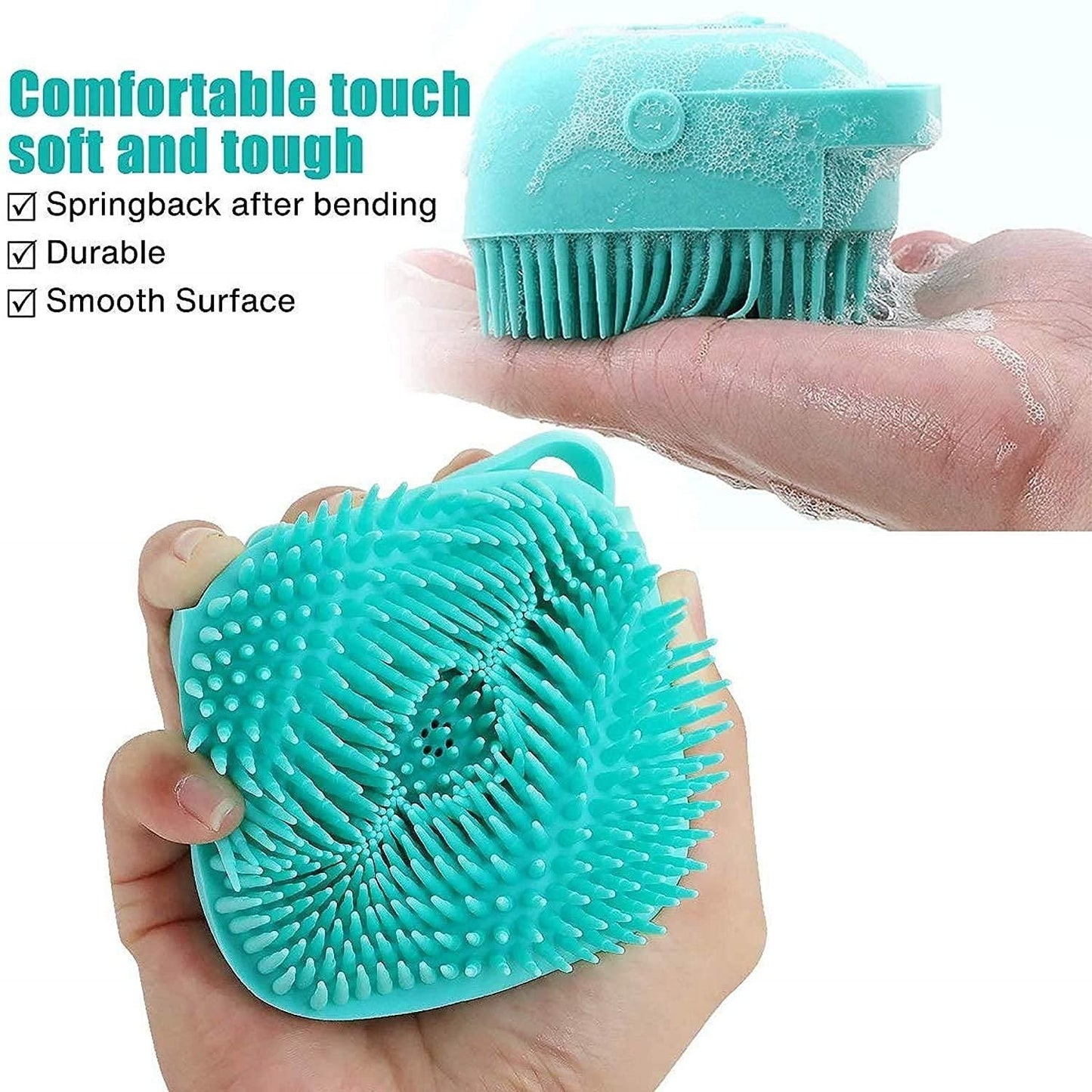 SCRUBBING Soft Silicone Bath Brush 