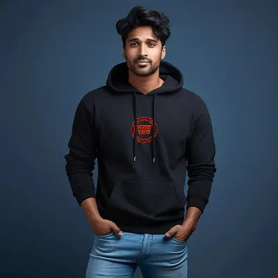 Bhagva Rakshak Black Hoodies