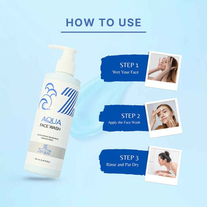 Zequz Hydrating Aqua Face Wash - (1 Pc / 250 ML)