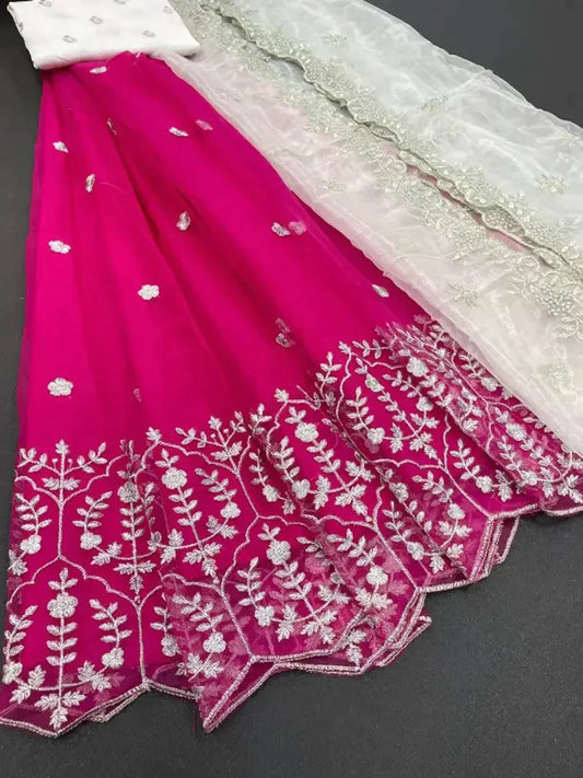 Attractive Net Lehenga For Women simsim