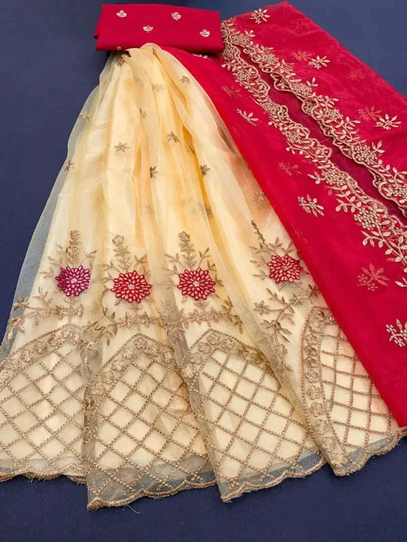 Attractive Net Lehenga For Women simsim