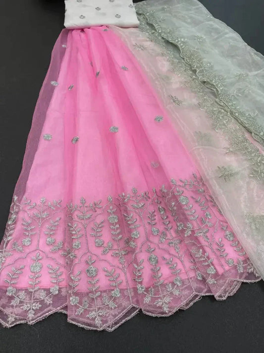 Attractive Net Lehenga For Women simsim