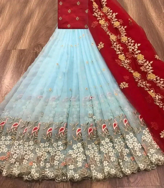 Attractive Net Lehenga For Women simsim