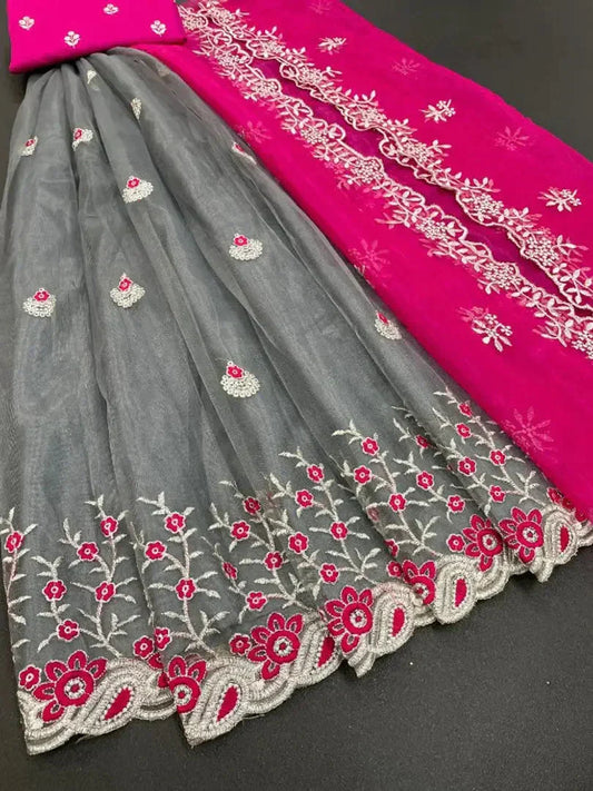 Attractive Net Lehenga For Women simsim