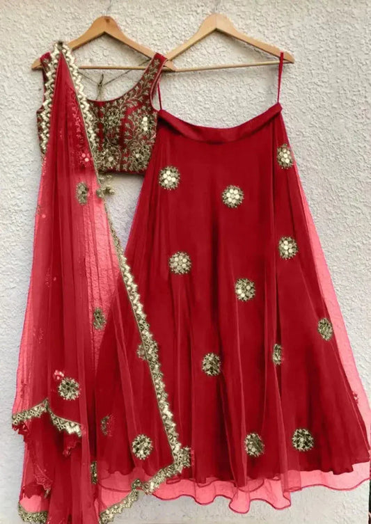 Attractive Net Lehenga For Women simsim