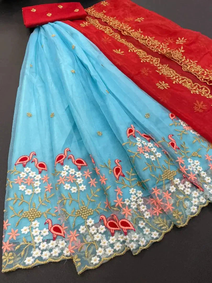 Attractive Net Lehenga For Women simsim