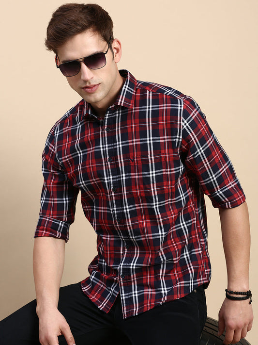 Men Multi Checked Casual Shirt