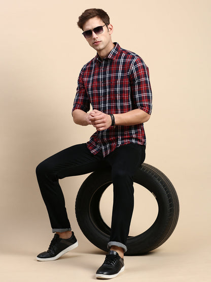 Men Multi Checked Casual Shirt