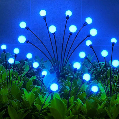 Solar LED Fiber Optic Garden Light - (1 Pc / Mix LED LIght)