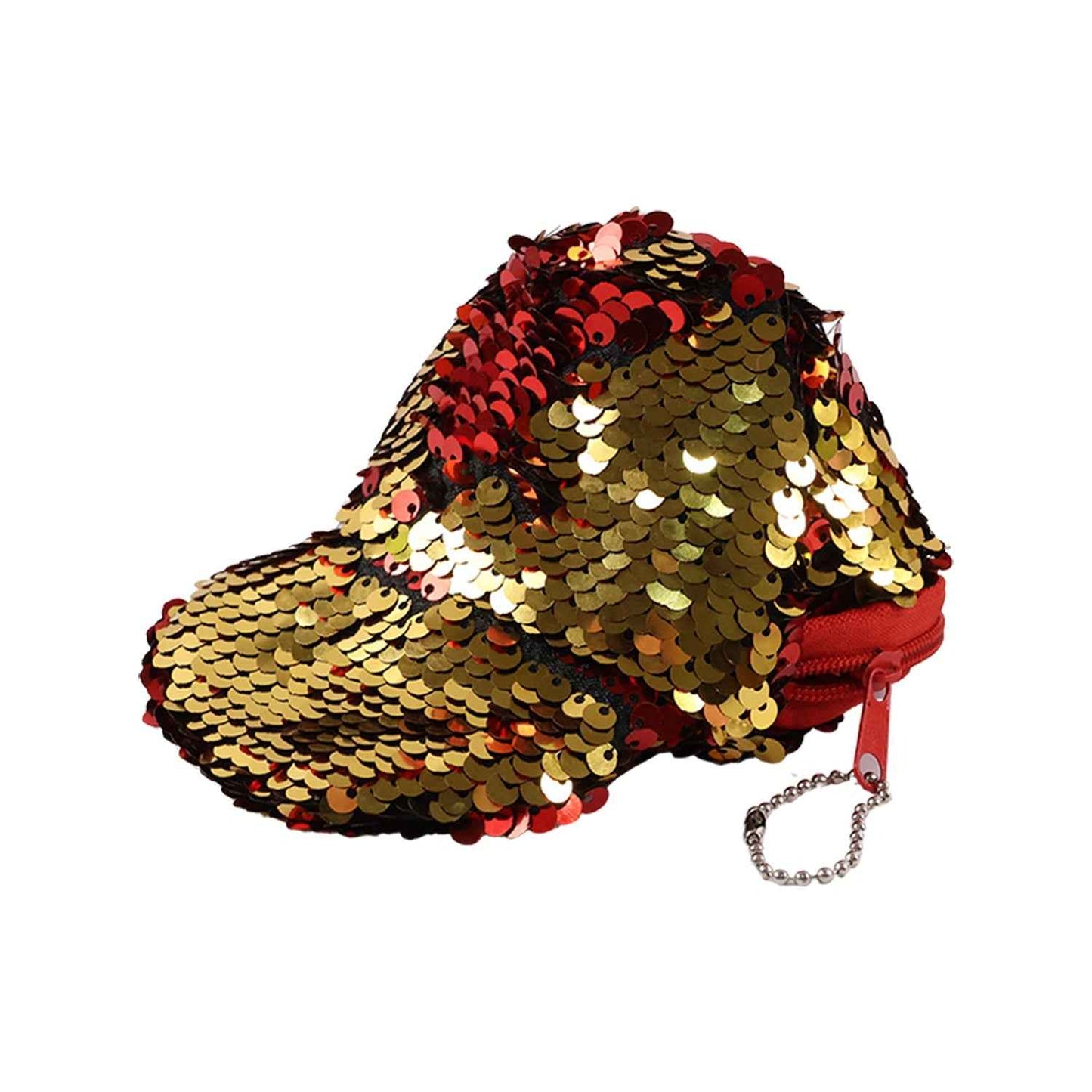 Stylish Sequin Mini Cap-Shaped Coin Purse (1 Pc)