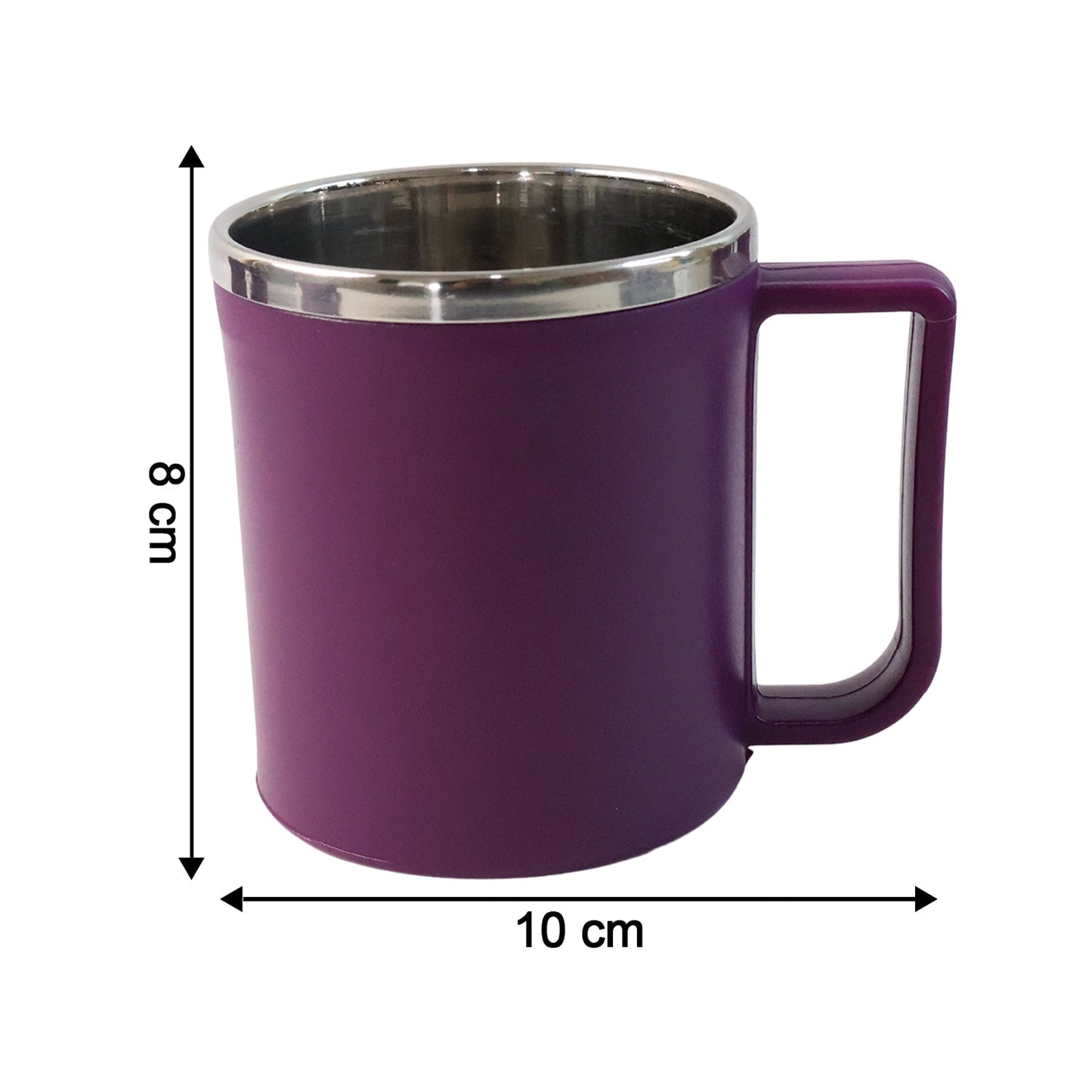 Supermom Stainless Steel Inner Coffee Mug Set (200ML / 6 Pc)